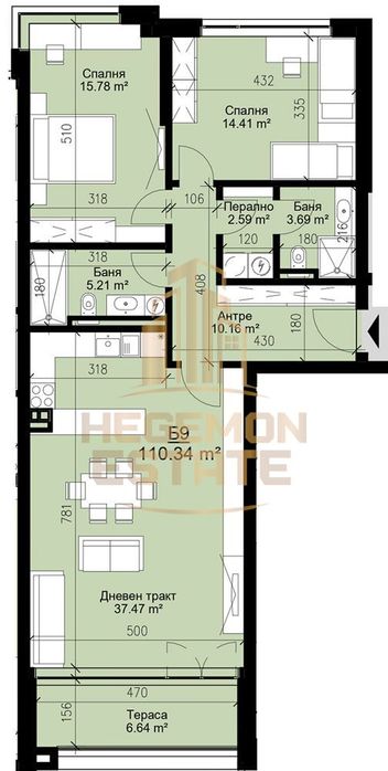 Продава се Тристаен апартамент в Варна, Бриз - 127 кв.м за 2189 €/кв.м - Снимка #1