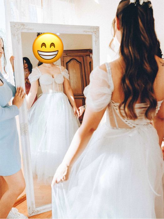 Rochie de mireasă unică, semnată Adina Constantinescu