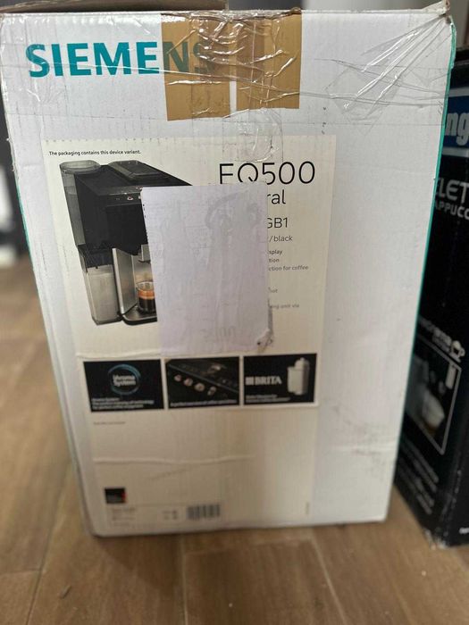 Espressor automat SIEMENS EQ500 TQ518RX3, 1.9l, 1500W, 15 bar