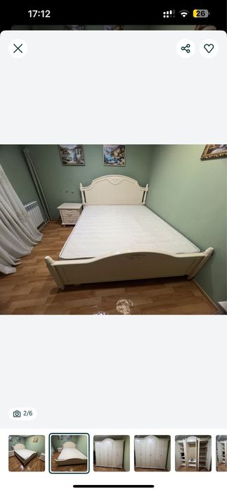 Итальянский спальный гарнитур