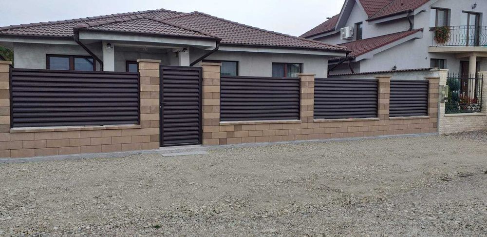 Garduri si porti din panou stil jaluzea de diferite modele la comanda