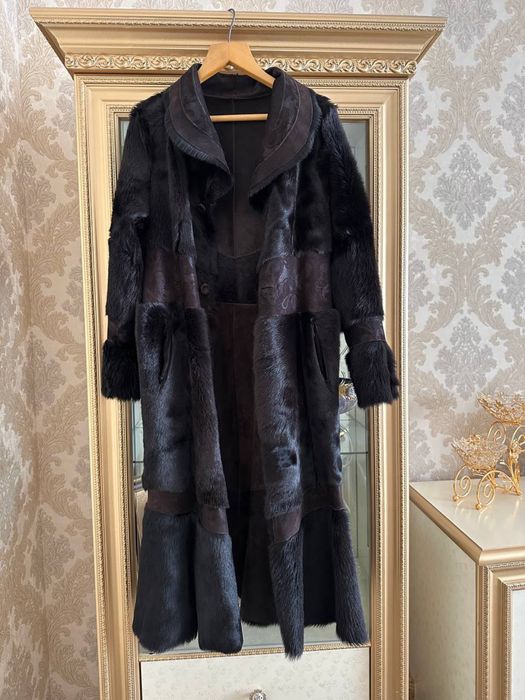 Двухстороняя Шуба/Дублёнка натуральная/ Ikki tomonli Shubka natural