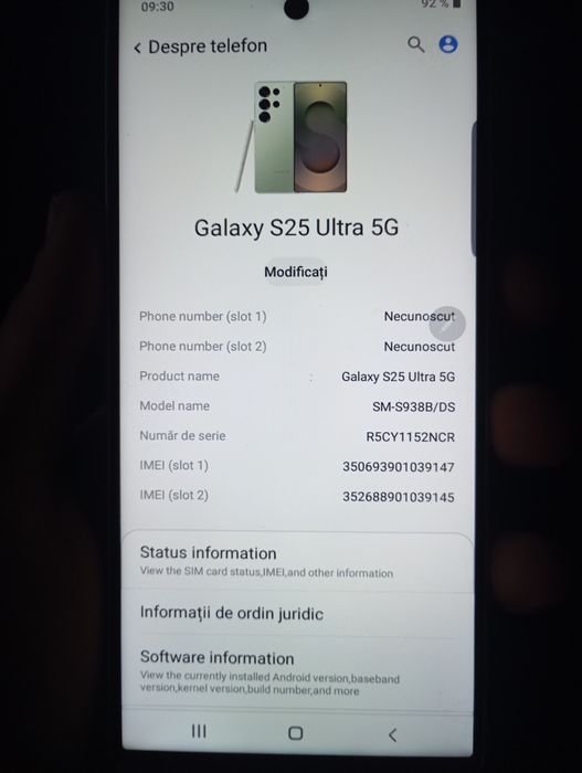De vânzare Samsung S25 ultra