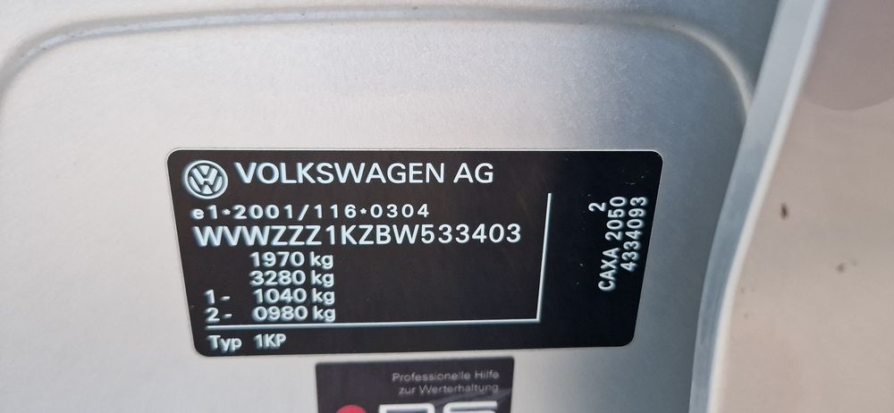 Vand Vw Golf 1.4 TSI 2011 Model TEAM RATE Import Germania