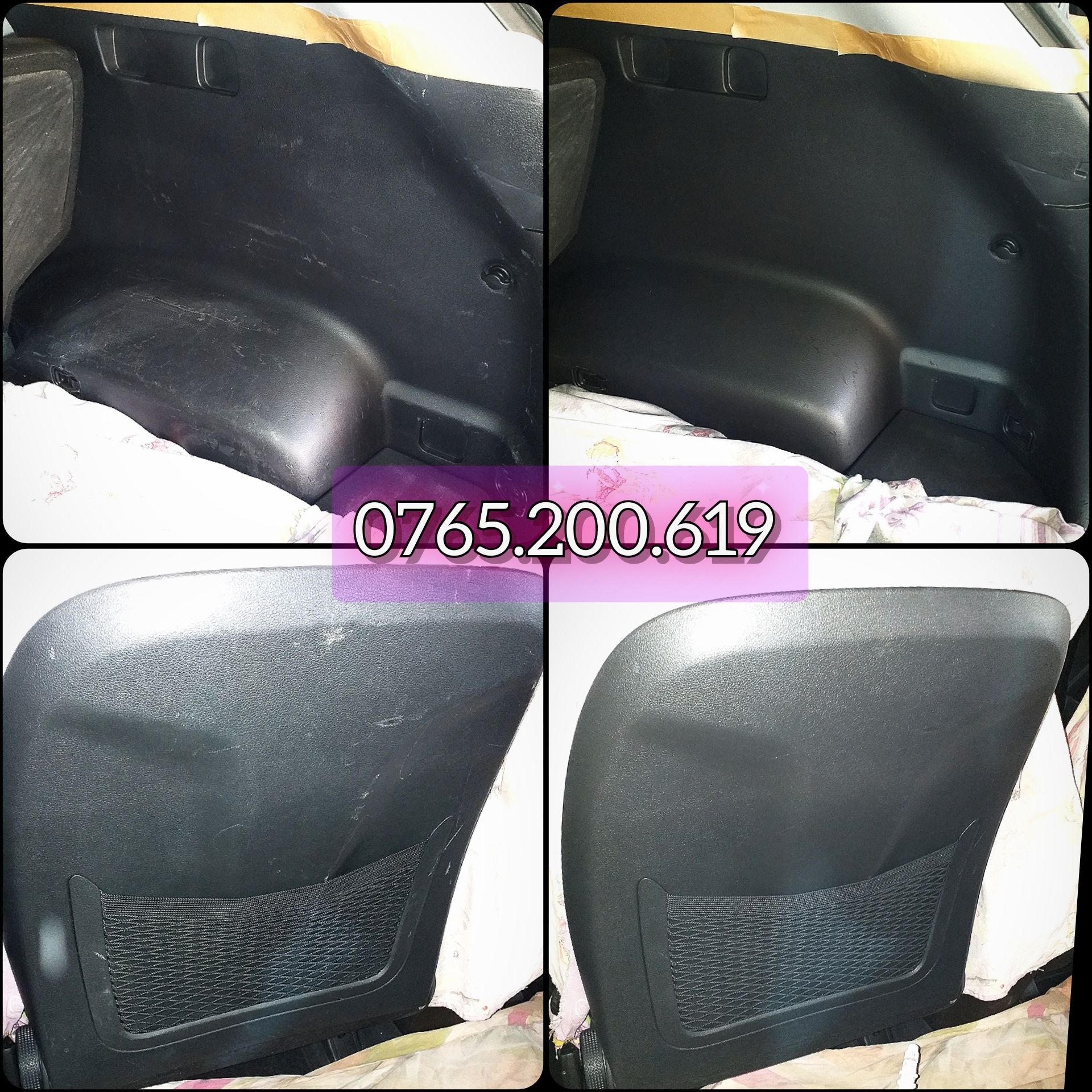 Vopsire Plastice Interior Auto Rame Console Fete Usi Portbagaj Bord