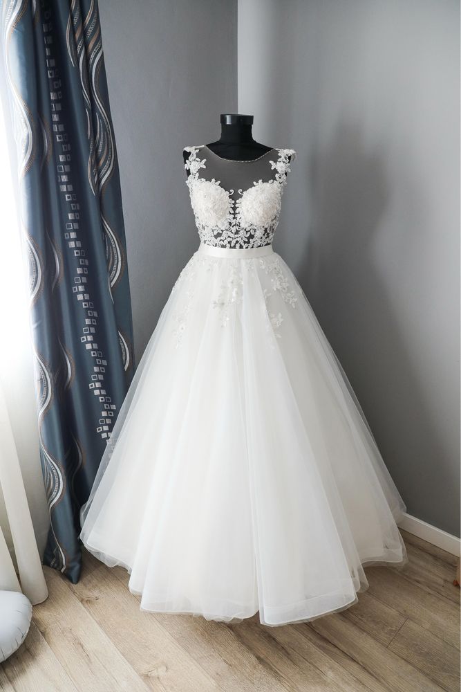 Rochie de mireasă tip prințesă