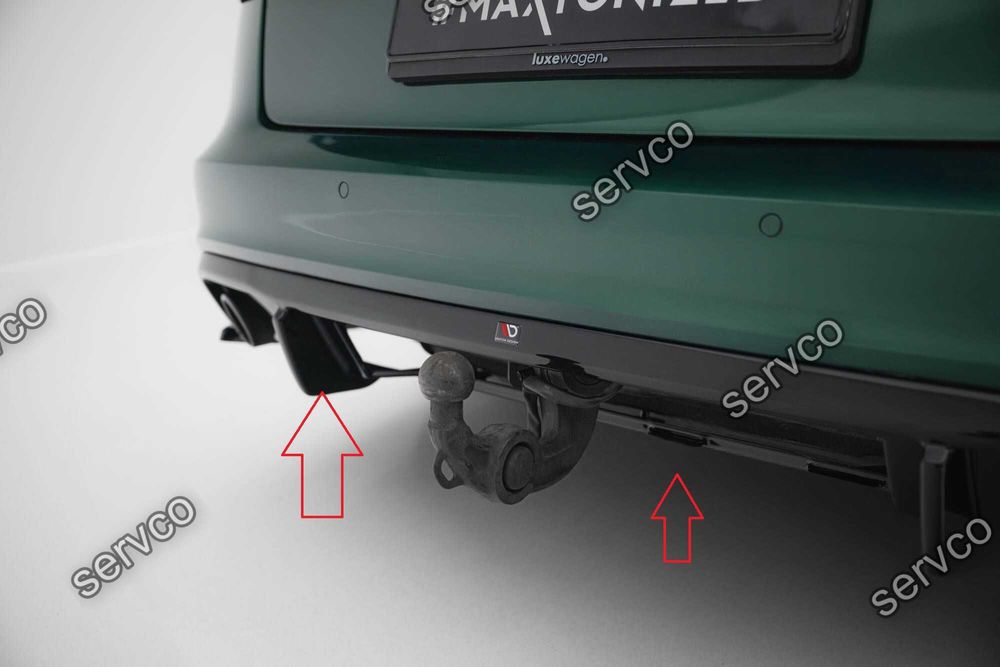 Difuzor bara spate Audi A6 S-line Avant C7 11-14 v28 - Maxton Design