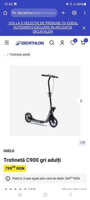 Vand trotineta adulti pliabila full suspension