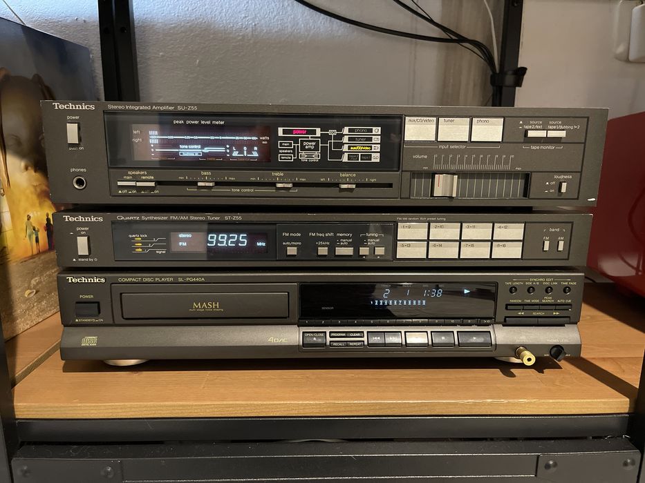 Technics SU-Z55 Statie + Technics ST-Z55 Tuner + SL PG440S CD Player