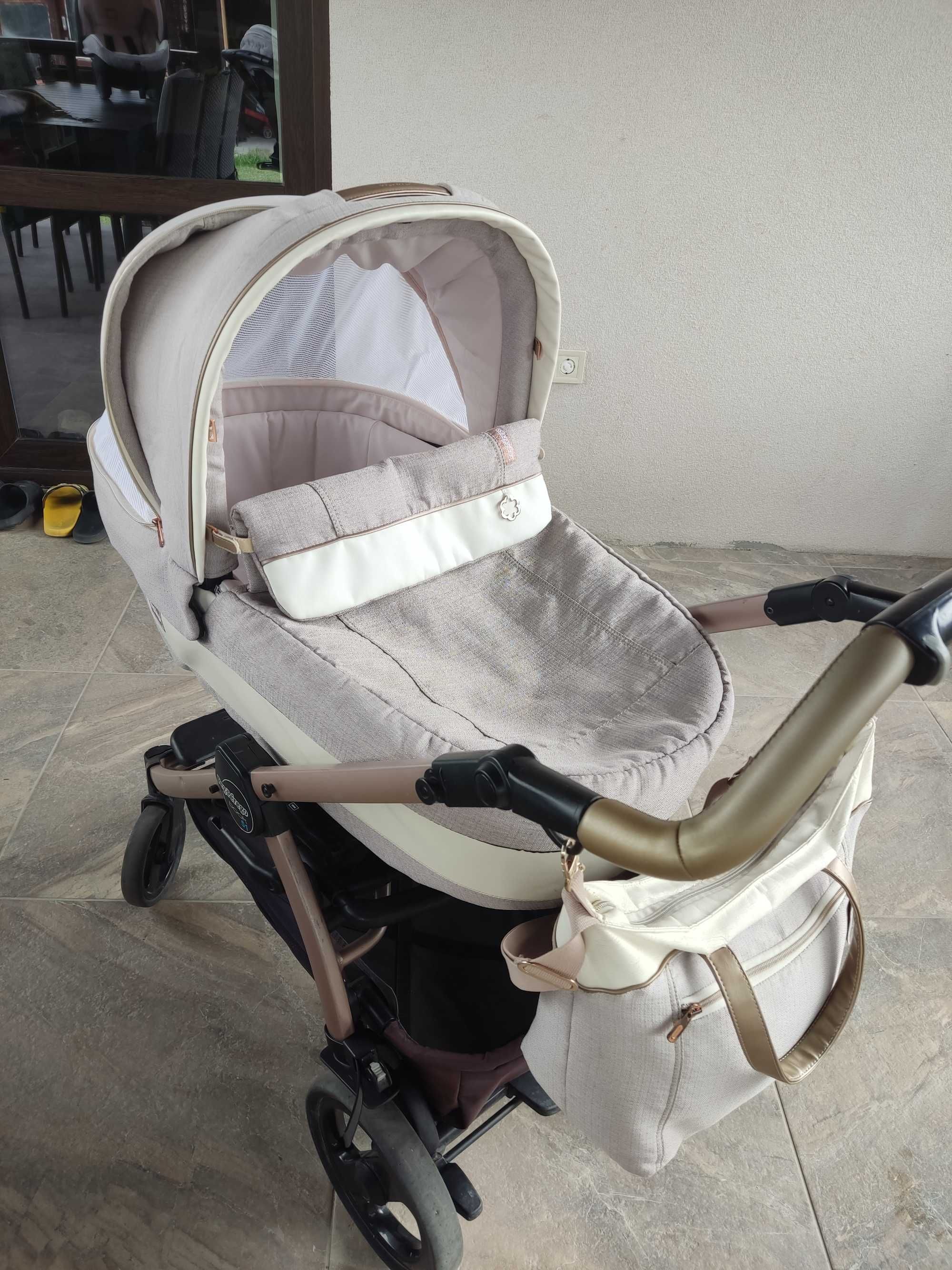 Детска количка Peg Perego Book 51 Mon Amour с бебешки кош