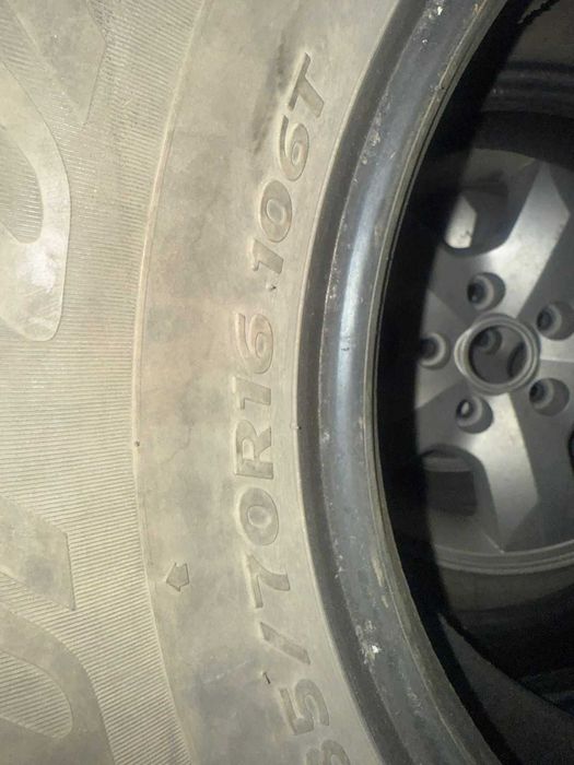 Зимние шины Goform 235/70R16. 2 шт с дисками на SSang yong Kyron