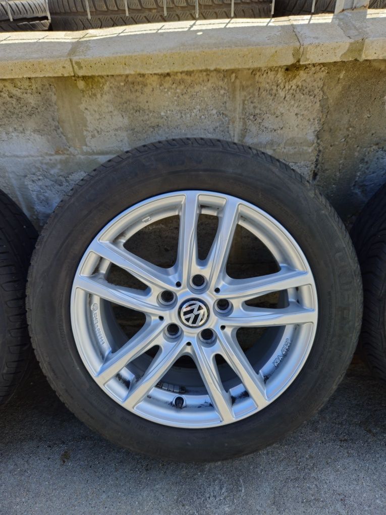 Джанти Uniwheels 16 цола 5х112 , 7j , et52 , 205/55/16 Vw Audi  Skoda