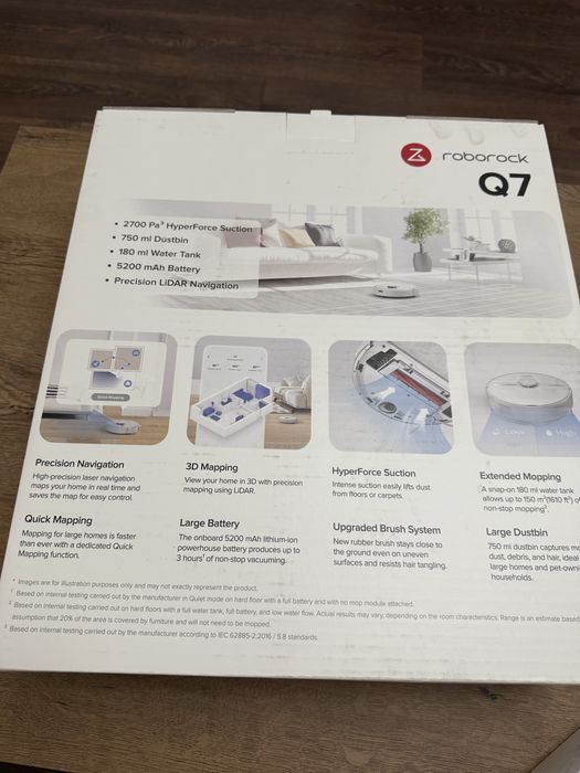 Roborock Q7 la cutie cu consumabile noi