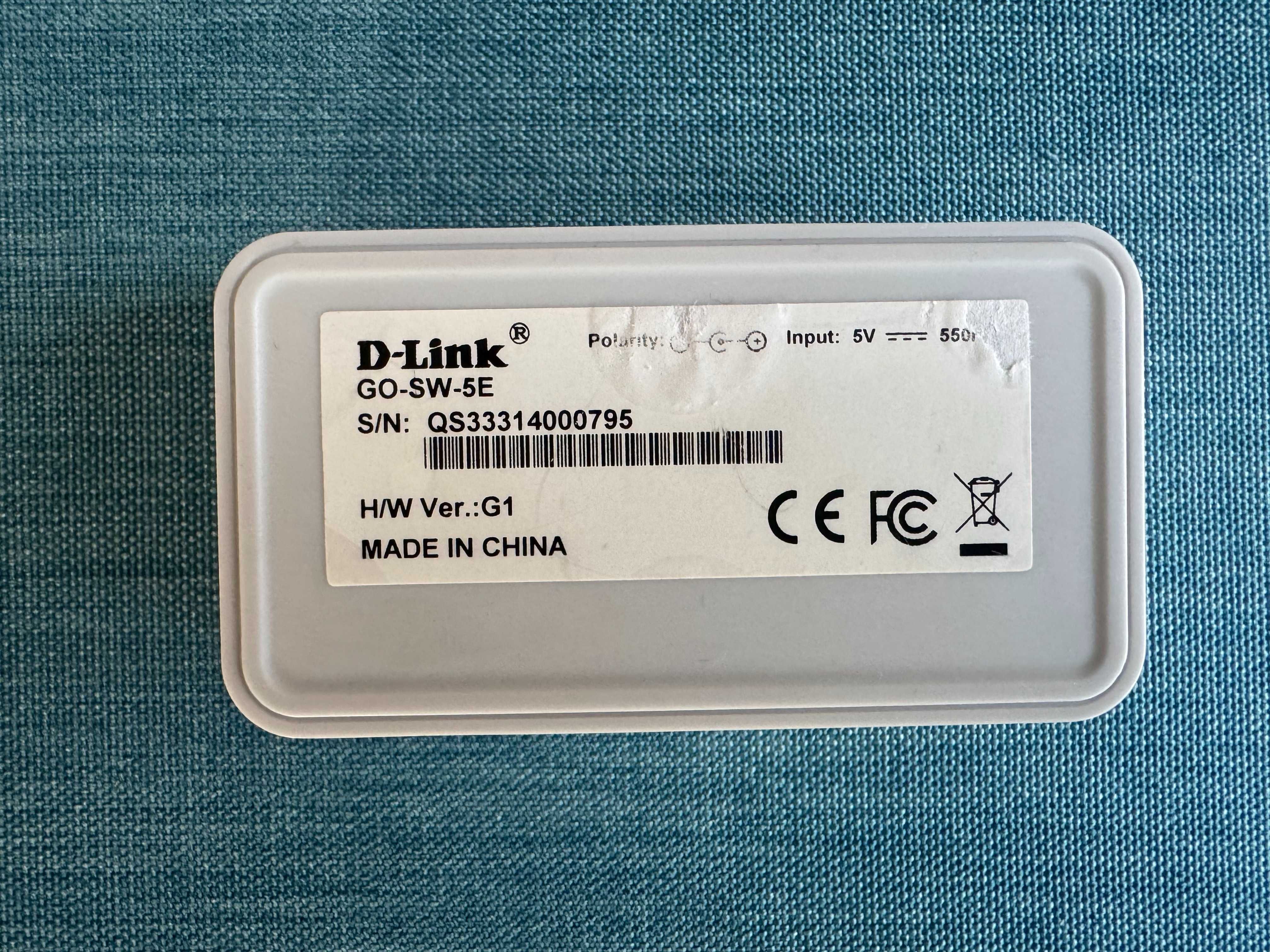 D-Link switch GO-SW-5E 5-port 100 mbps / Длинк суич 5-портов 100 мбпс