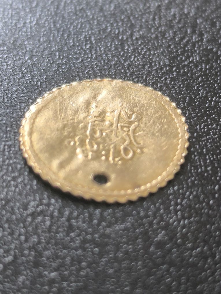 Златна монета, MAHMUDYE ALTIN 1839 год,султан Абдул Меджит,0.65 гр.20к