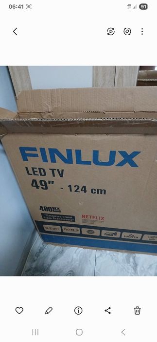 Vând TV smart marca Finlux de 49 inghi