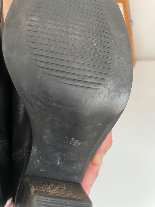 Vand cizme negre piele