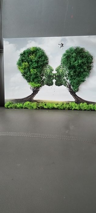 Декорации от жив скандинавски мъх