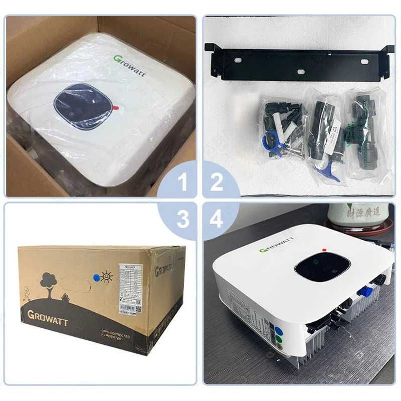 Growatt MIN5000TL-X, 5kW, 1-phase invertor ( ongrid /сетовой)