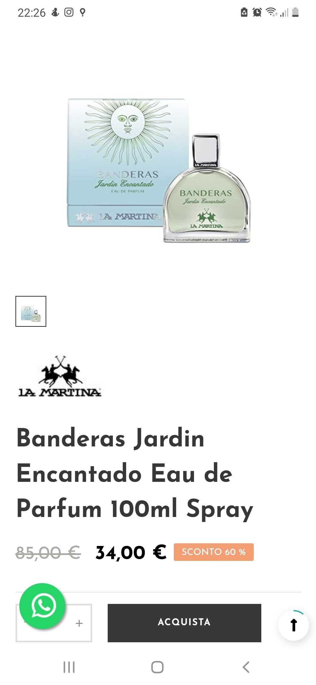 Apa de parfum Banderas