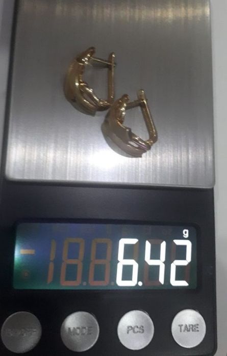 золото камплект  желтой, 585проба.цена указано за грам