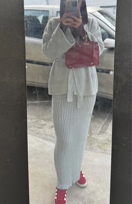 Двойка вязанная теплая