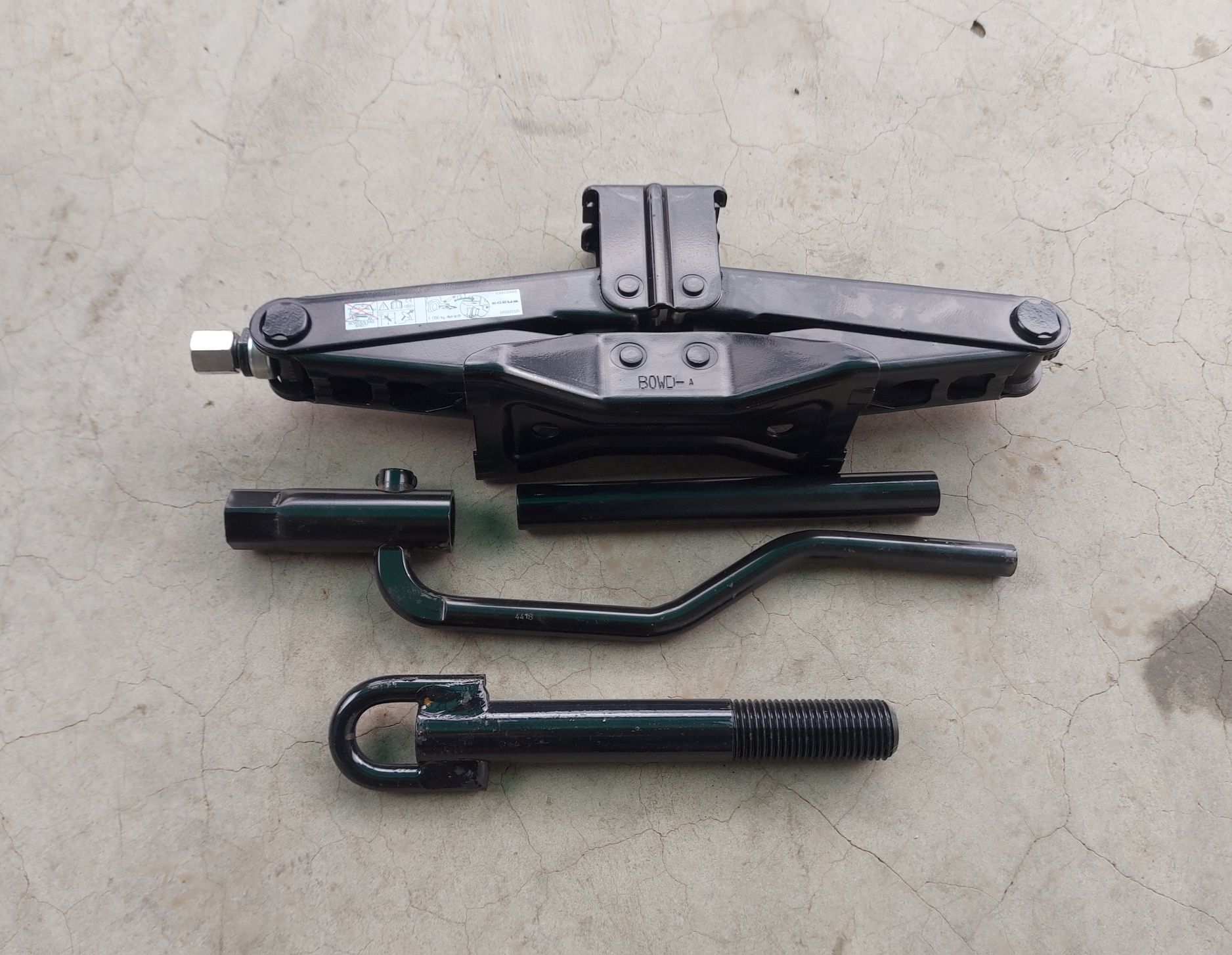 Set de cric + cheie originale de Renault Trafic Vivaro Nissan