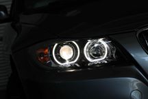 5. Faruri BMW Seria 3 E90 Angel Eyes Garantie 12 luni