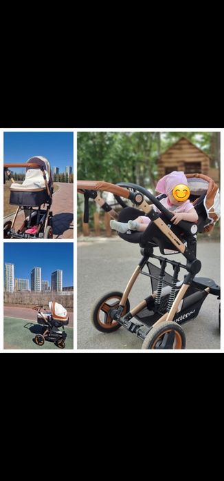 Срочно продам каляску и автокресло