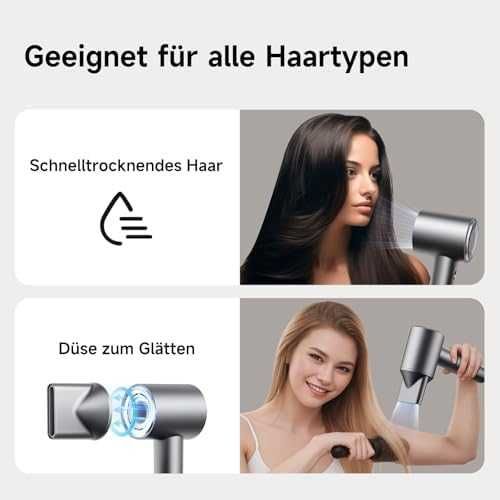 Нов Мощен професионален сешоар – лек, безшумен, бързо сушене, 6 режима