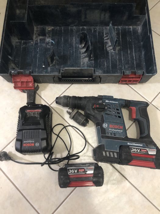 Ciocan Rotopercutor Bosch GBH 36 V LI plus la set cu 2 acumulatori