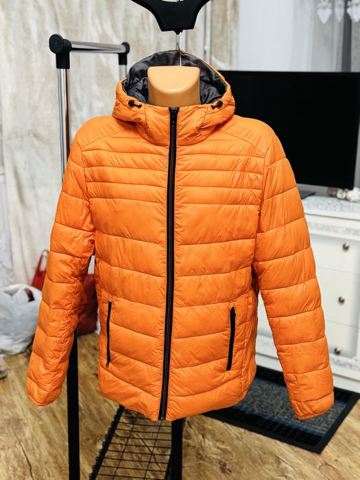 Geacă de barbați portocalie TOMMY HILFIGER