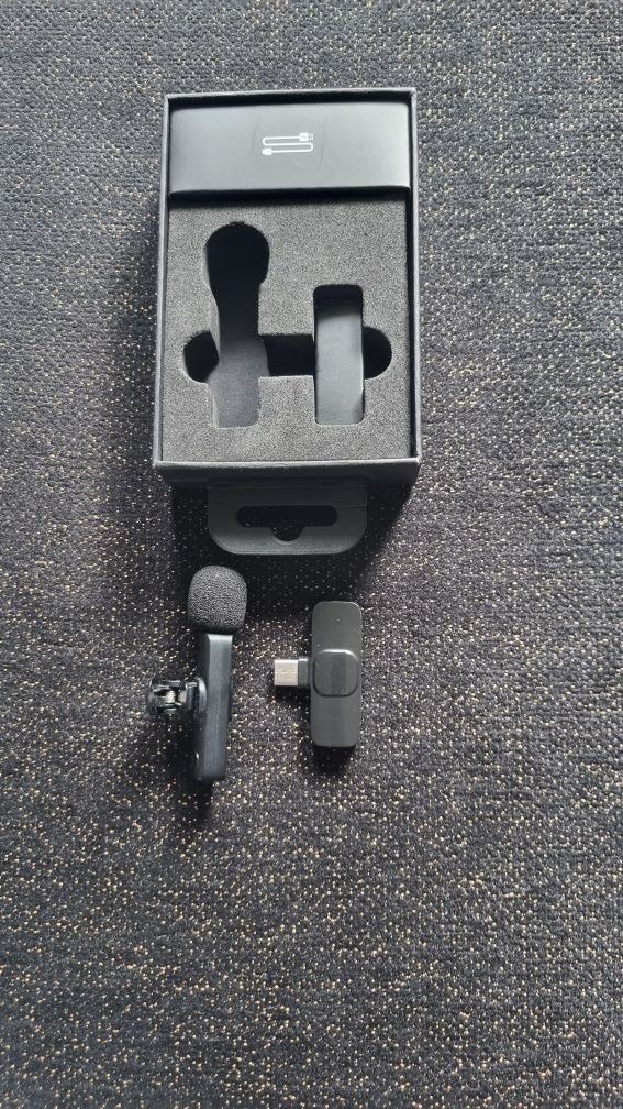 Microfon wireless K8 tip lavaliera, conector USB tip C/preț pe buc