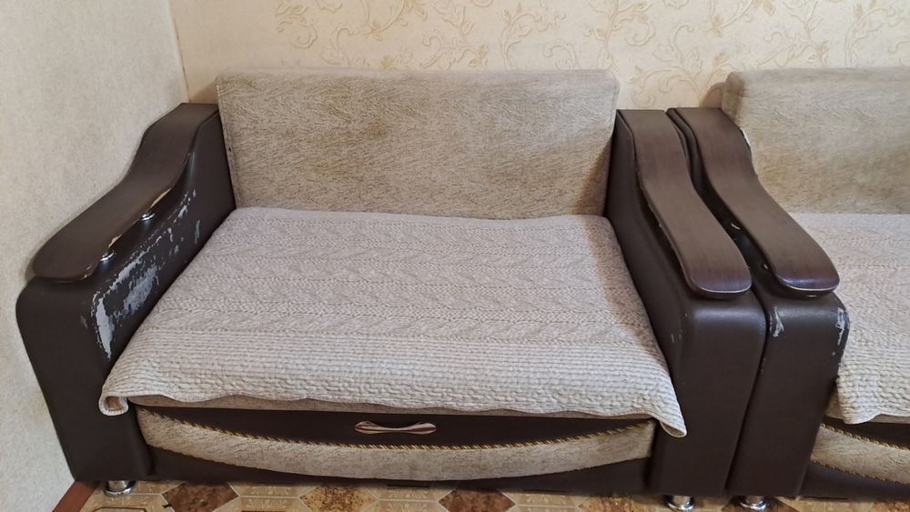 Диван 3+2+1 продается б/у