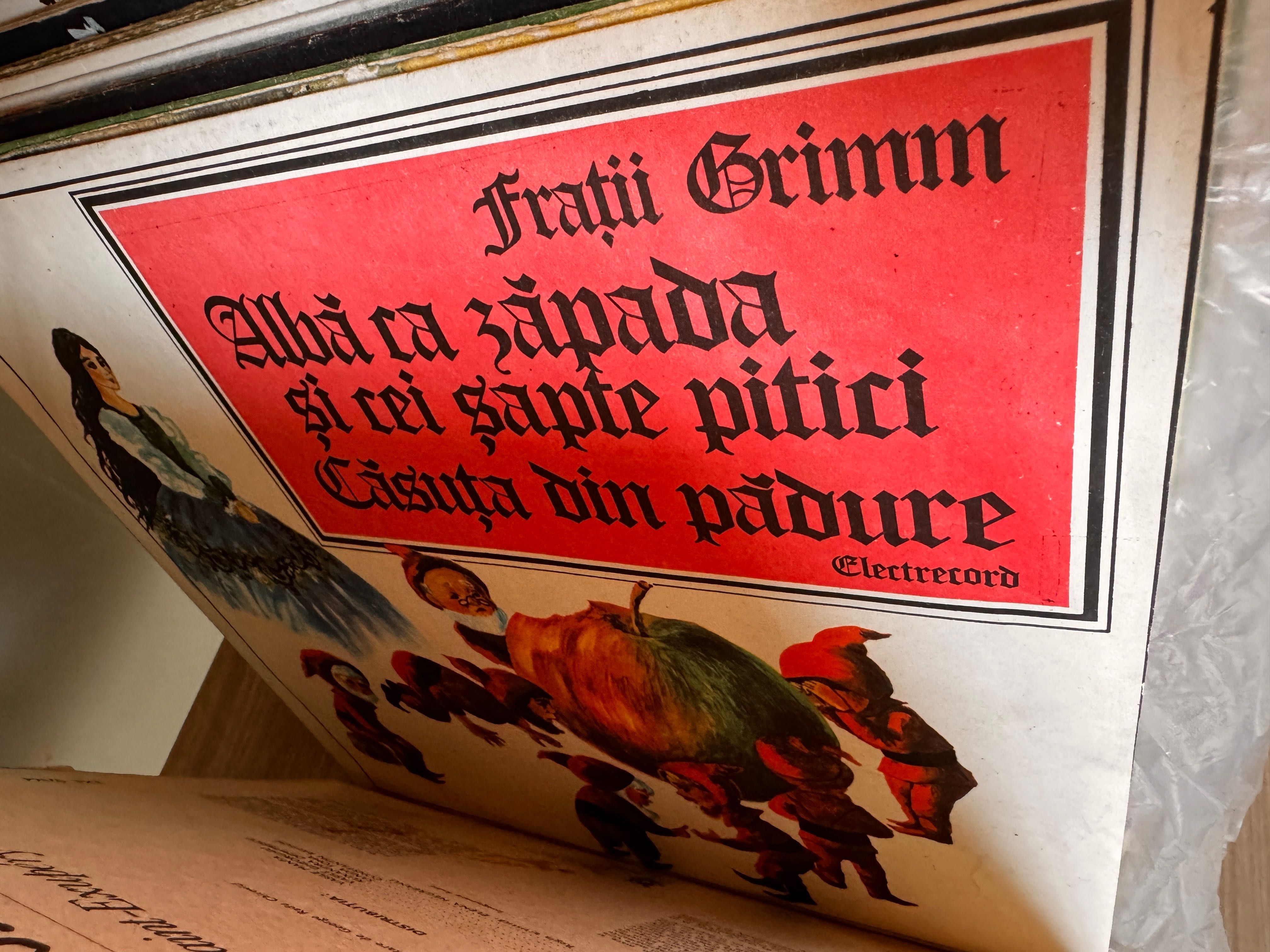 discuri vinil povesti,carti audio limba romana 26 discuri