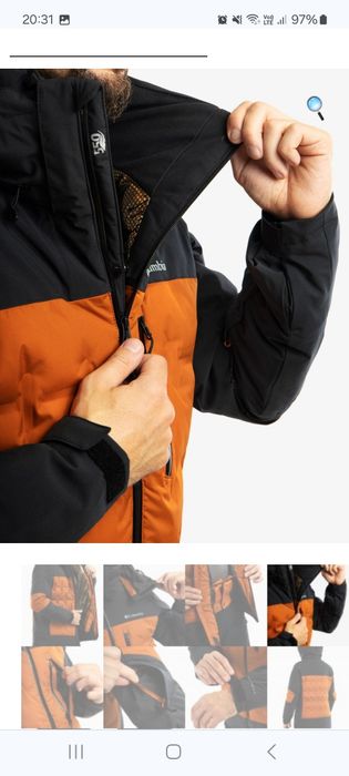 Geaca ski columbia impermeabilă barbati marimea L