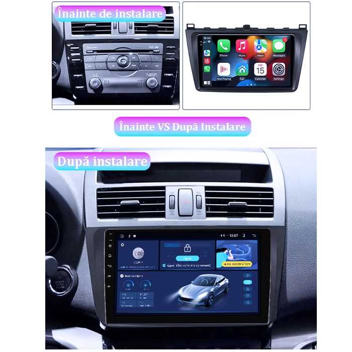Navigatie Mazda 6 2008-2012,  Android 14, 9 INCH, 4GB RAM/64GB ROM