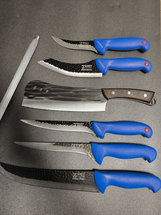 SET Cutite Macelarie Blue Edition 7 piese