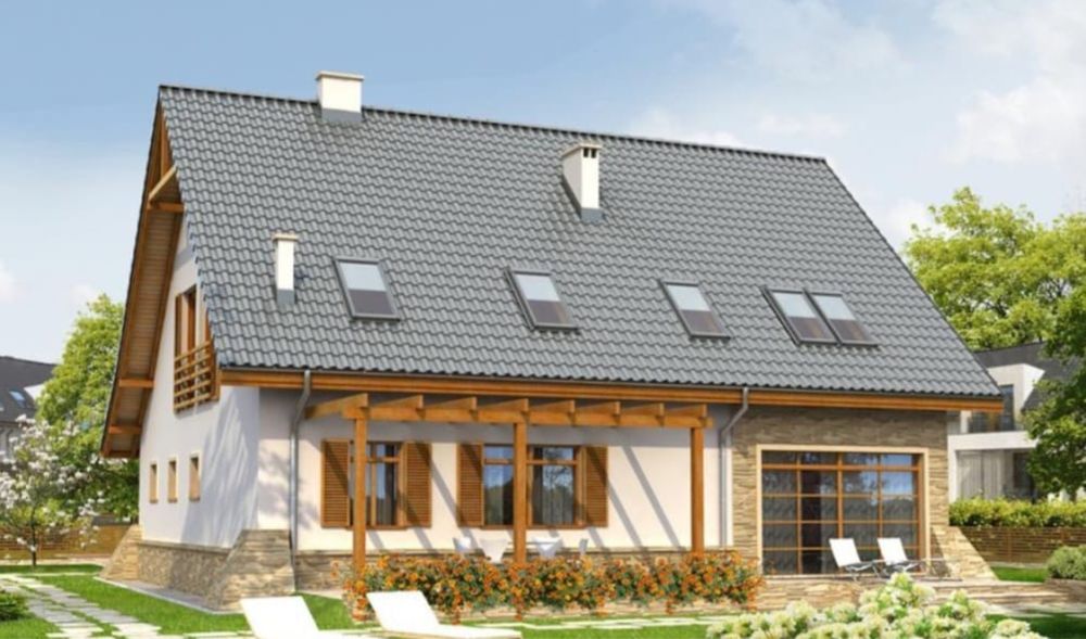 Case pe structura metalica