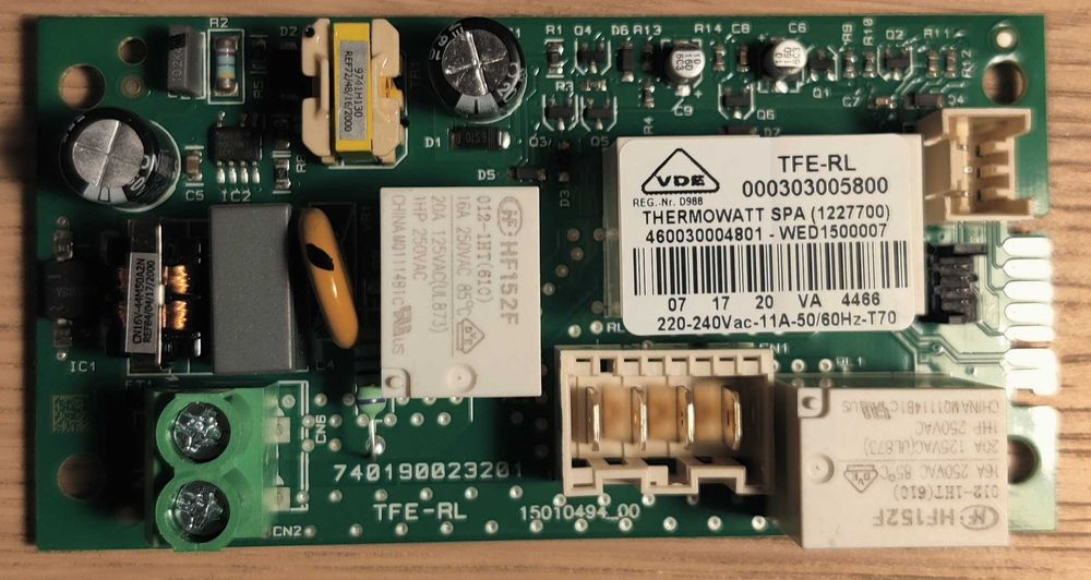 Силова платка за бойлер Ariston EVO TFE-RL 15010494_00