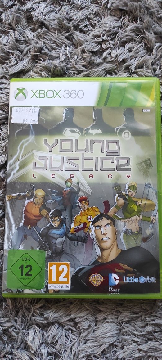 Transp 14 lei Super Joc/jocuri Young Justice Legacy Xbox360 supereroi