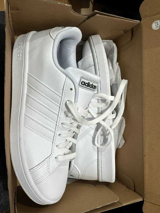 Кроссовки мужские adidas Originals Grand Court! Натуральная кожа!