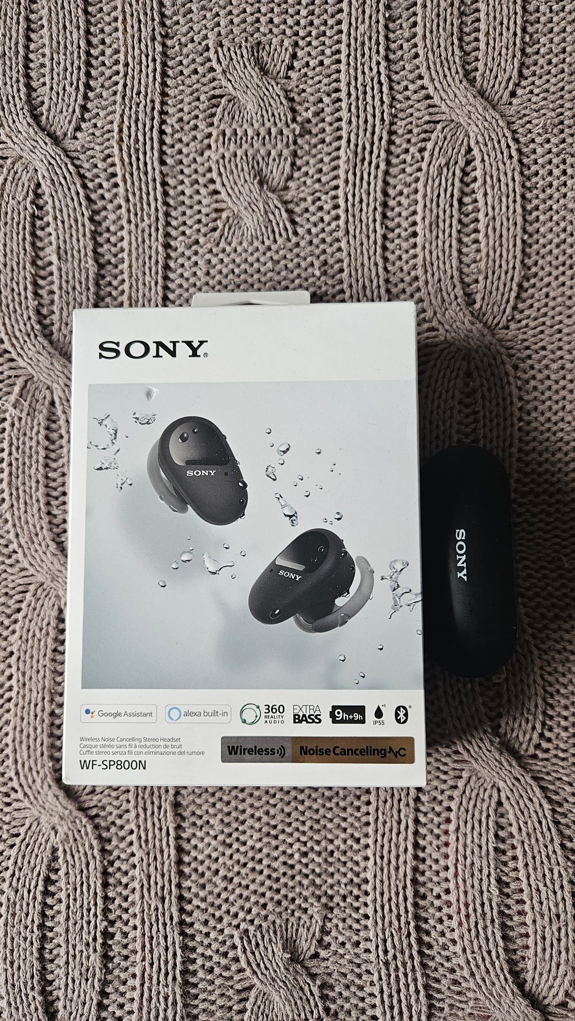 Безжични слушалки Sony WF-SP800N