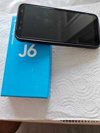Samsung J 6- с кутия и зарядно устройство