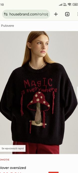 Pulover tricotat ovesized