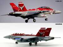 Macheta avion metalica F/A-18F VFA-102 Super Hornet Diamondbacks 1:100