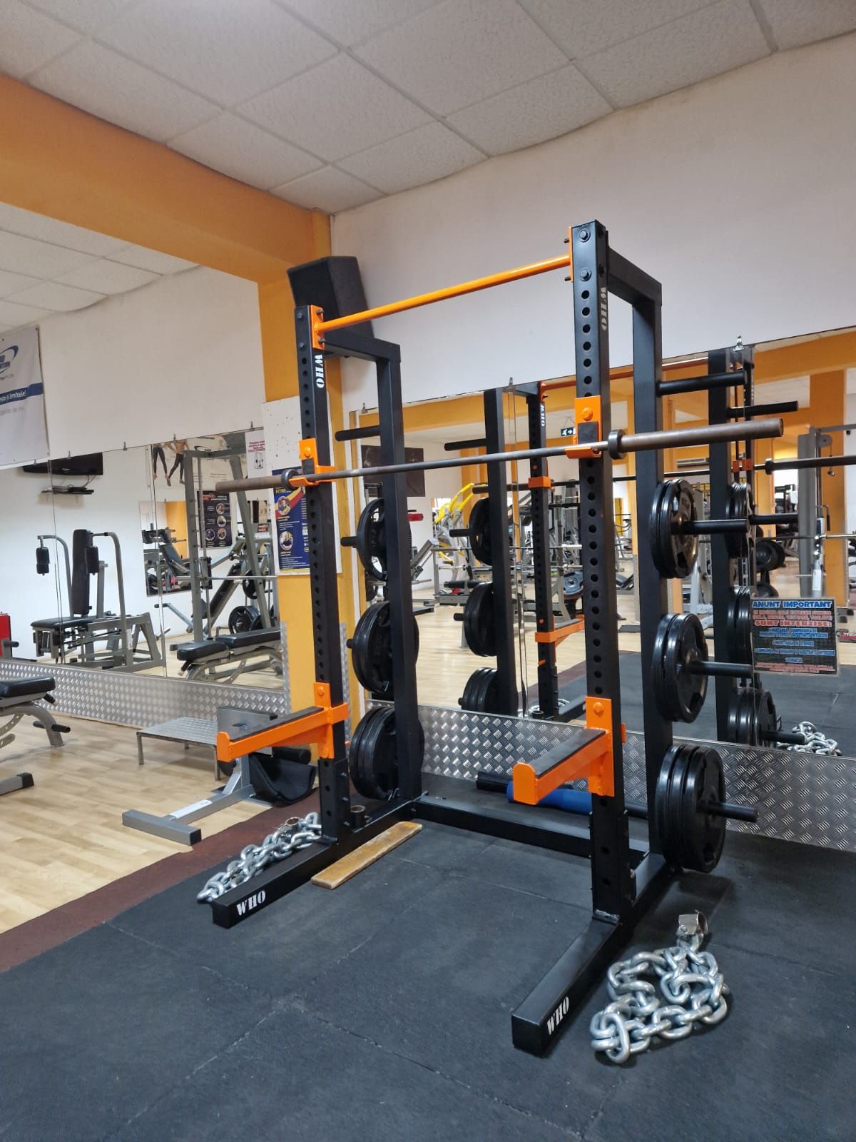 Statie rack half rack cadru antrenament funcțional