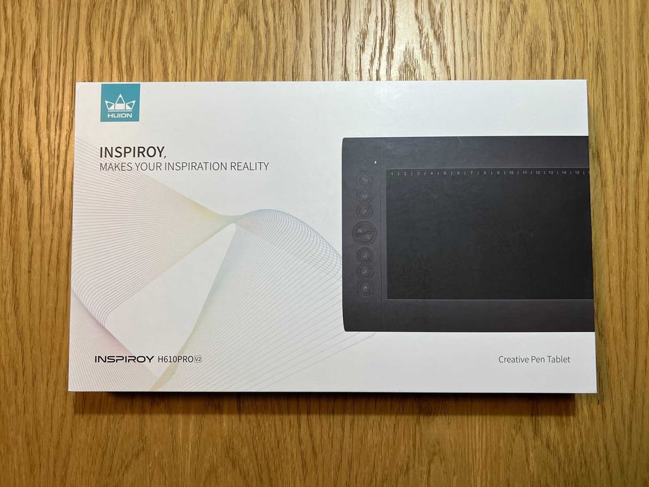 Tableta grafica HUION H610PRO V2 USB, Negru