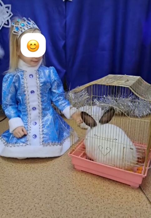 Детский костюм  снегурочки на Новый год