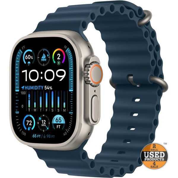 Apple Watch Ultra 2, 49mm, Blue Alpine Loop, A2986 | UsedProducts.ro